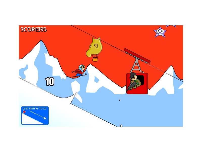 Aggressive Alpine Skiing